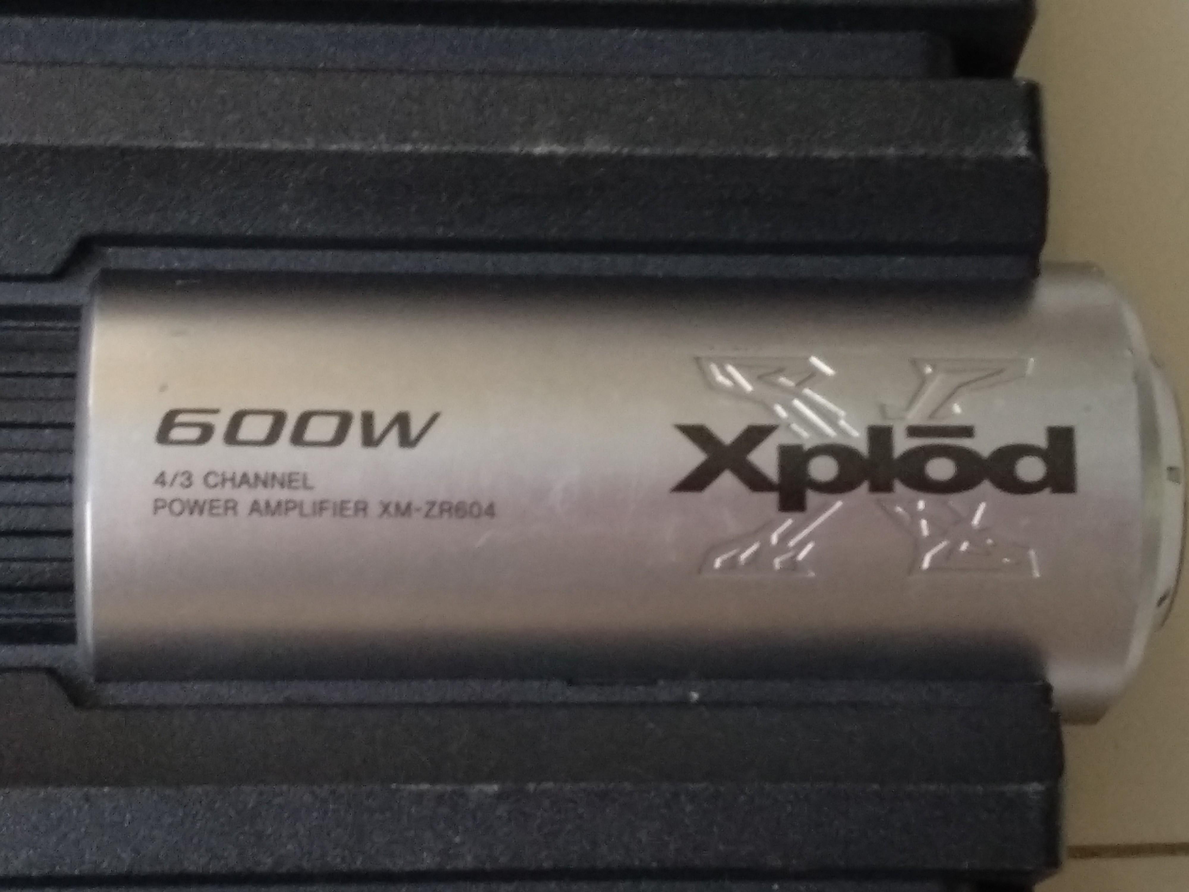 Sony Xplod XMZR604 600W Max, 4Channel Car Amplifier, Car Accessories