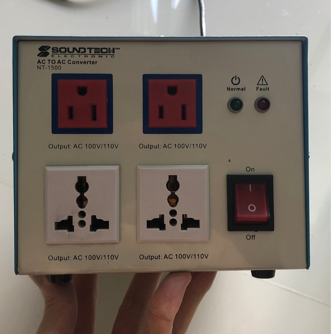 Soundtech 1500 W stepdown voltage transformer 220V => 100/110V, TV