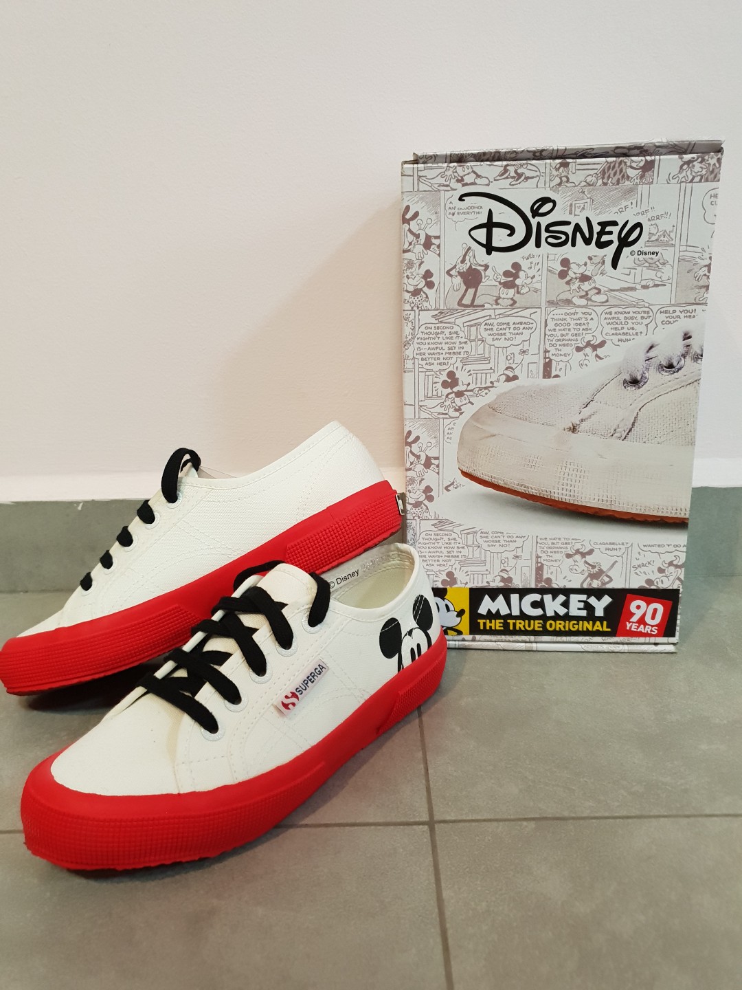 SUPERGA Mickey edition Women s Fashion Footwear Sneakers on