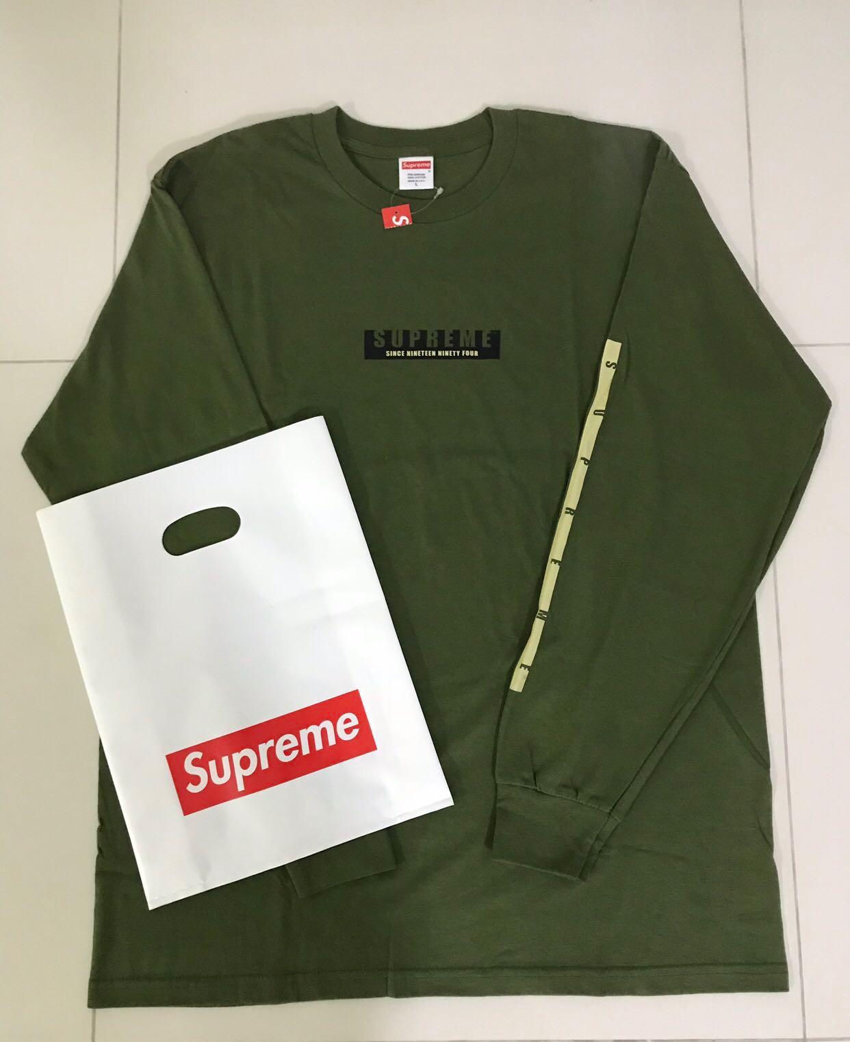 Supreme 1994 shop ls tee white