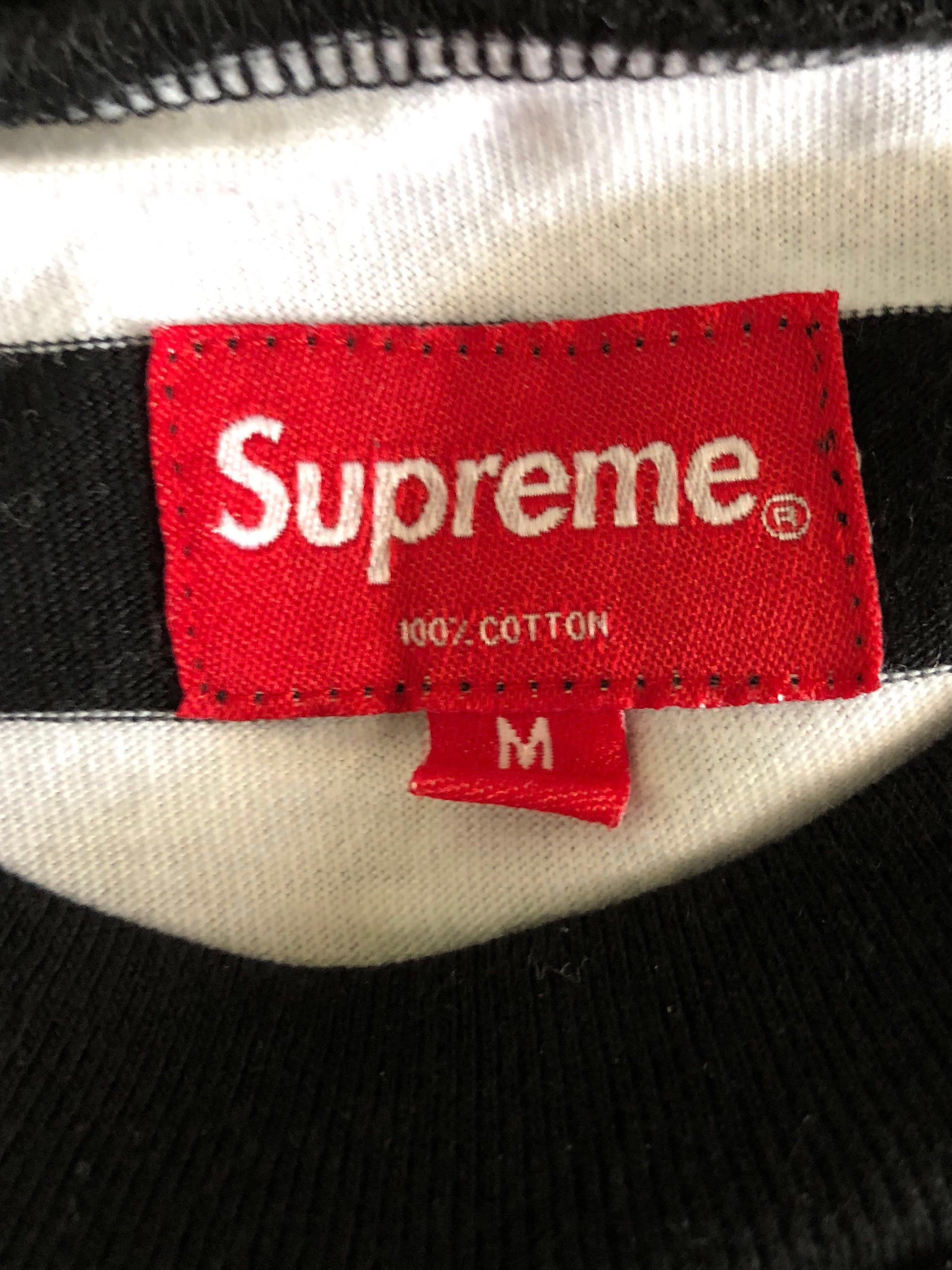 Supreme bar stripe tee online