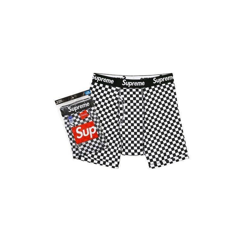 Supreme Medium - 2 PACK Supreme Hanes - Black Boxers Briefs