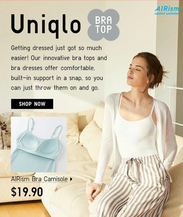 Uniqlo - Camisole Bra Top - Beige - M, £19.90
