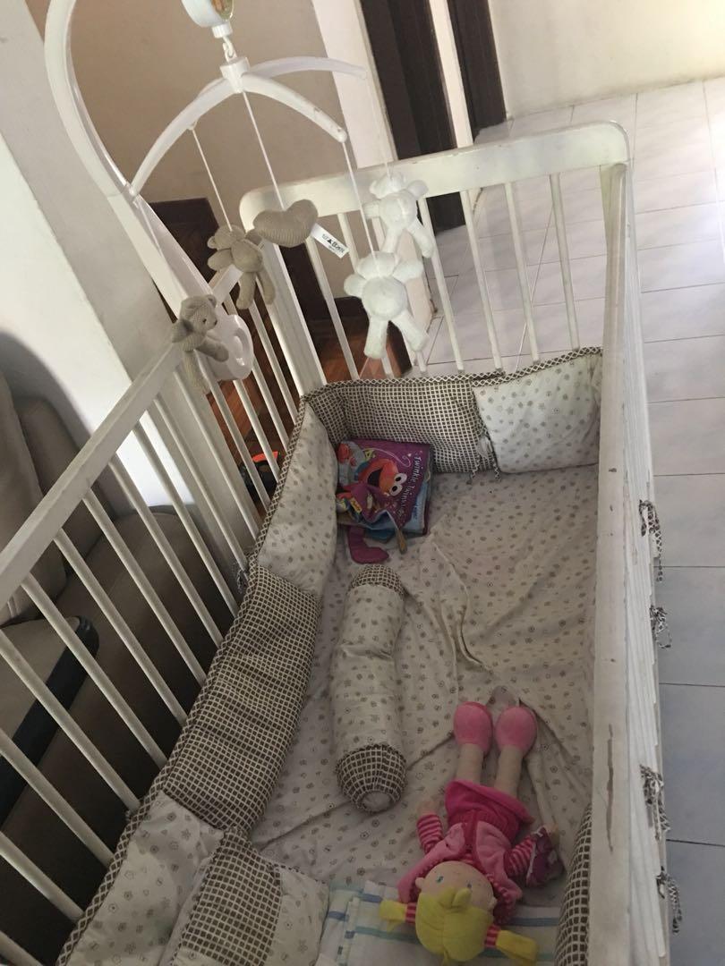 Used Twins Baby Cot, Babies & Kids, Baby Nursery & Kids Furniture, Cots