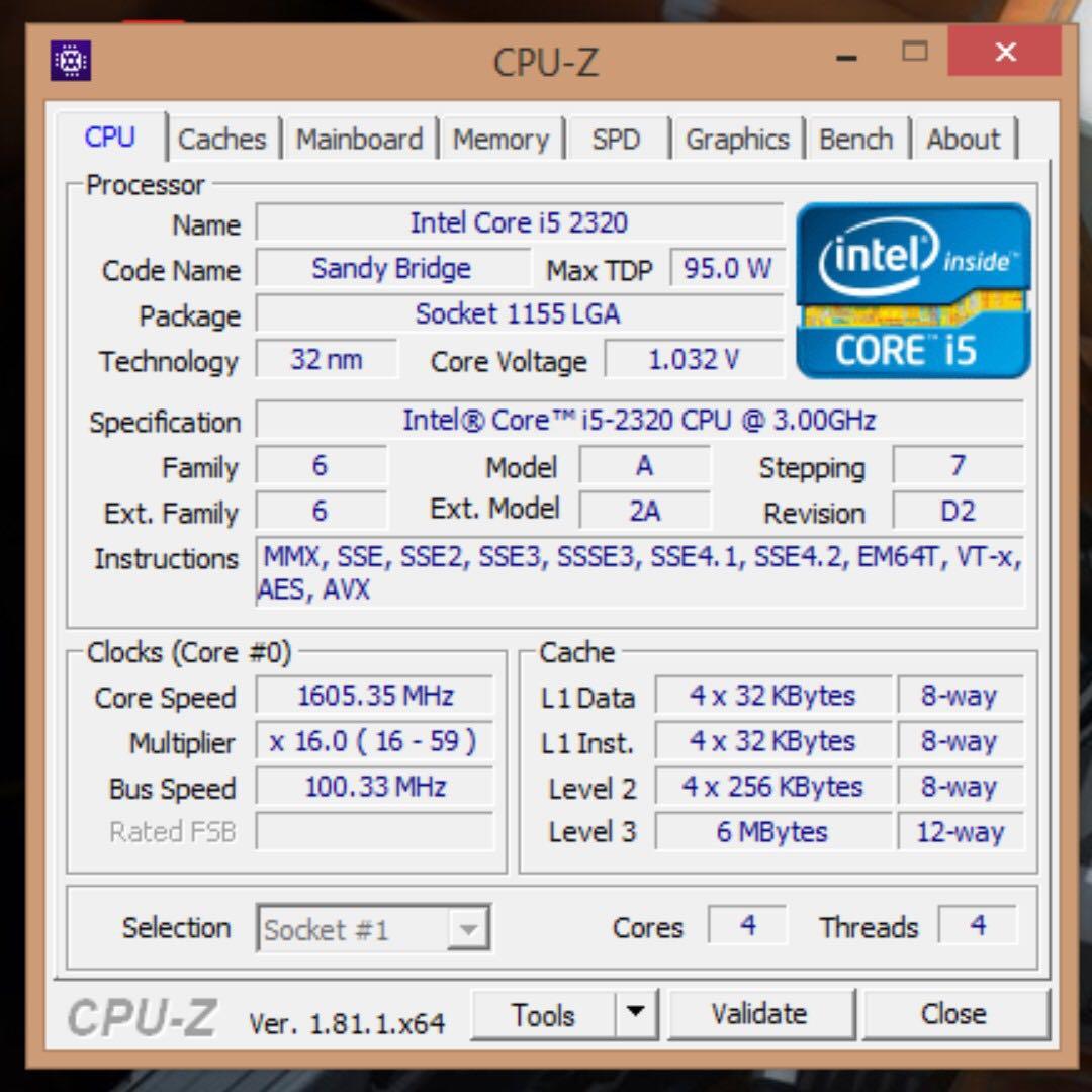 Wts Intel Core I5 23 Socket Lga1155 Cpu Electronics Computers Others On Carousell