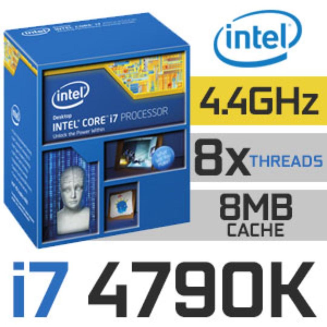 Wts Intel I7 4790k Cpu Fan Free Computers Tech Parts Accessories Computer Parts On Carousell