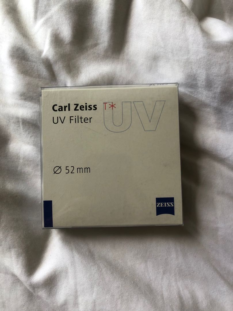 Zeiss uv filter 52mm, Photography, Lens & Kits on Carousell