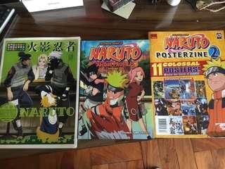 Naruto anime profiles and “Konoha ninja special collector’s edition 
