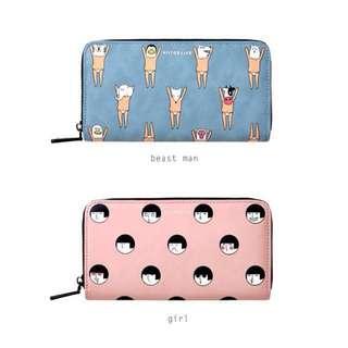 Long [ Beast Man | Girl ] Wallet By Kiitos Life