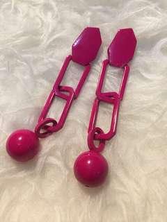 Anting pink gemes