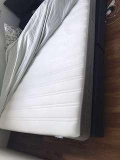 Queen size mattress + bed frame