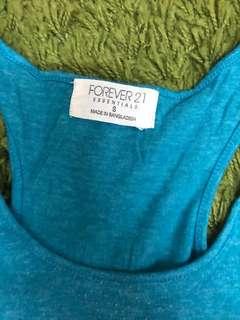 Blue tank top forever21
