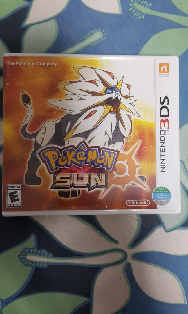 pokemon sun cartridge