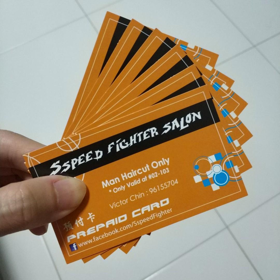 6 X Sspeed Fighter Salon Men Haircut Prepaid Coupons Health