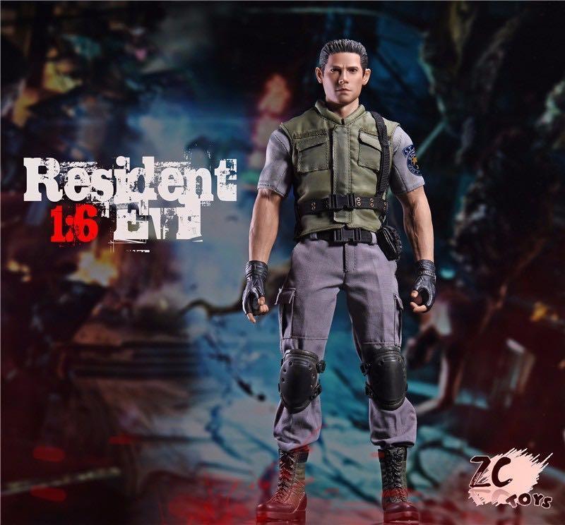 全新 ZC TOYs ZCToys Resident Evil 1/6 Scale Chris Redfield, 興趣及遊戲, 玩具