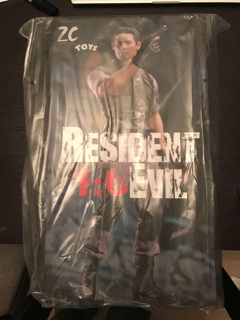 全新 ZC TOYs ZCToys Resident Evil 1/6 Scale Chris Redfield, 興趣及遊戲, 玩具