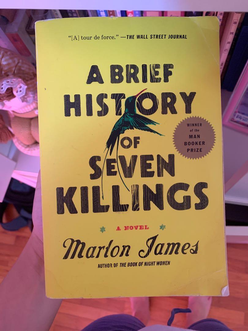 A Brief History Of Seven Killings Books Stationery Fiction On