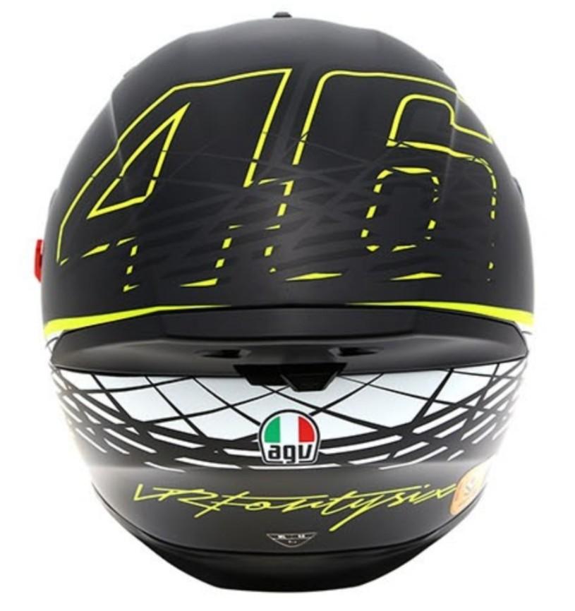 AGV K5 S Thorn 46 Matt Black White Yellow Asian Fit M