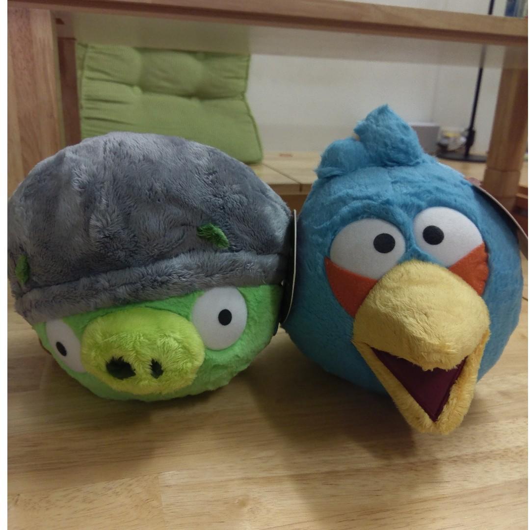 Giant Angry Birds Classic Character Stuffed Toys Toys Games Stuffed Toys On Carousell