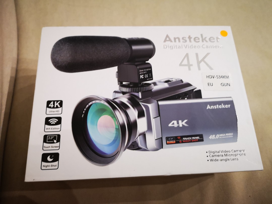 Ansteker 4k camcorder hotsell