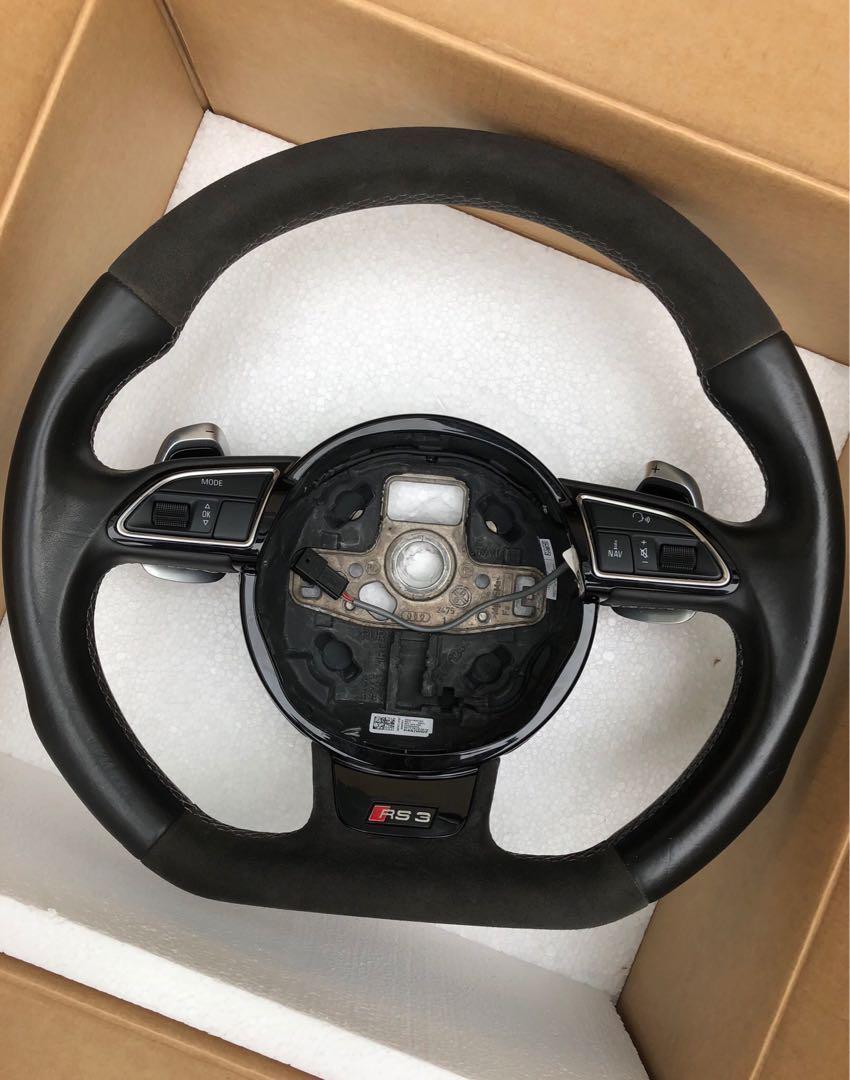 Audi A3 S3 Q3 Flat Bottom Steering Wheel Car