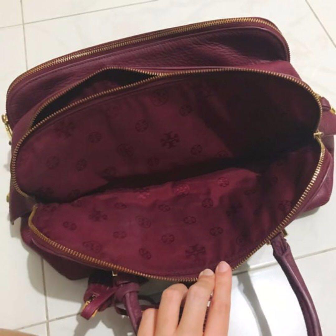 Tory burch thea triple zip satchel on sale