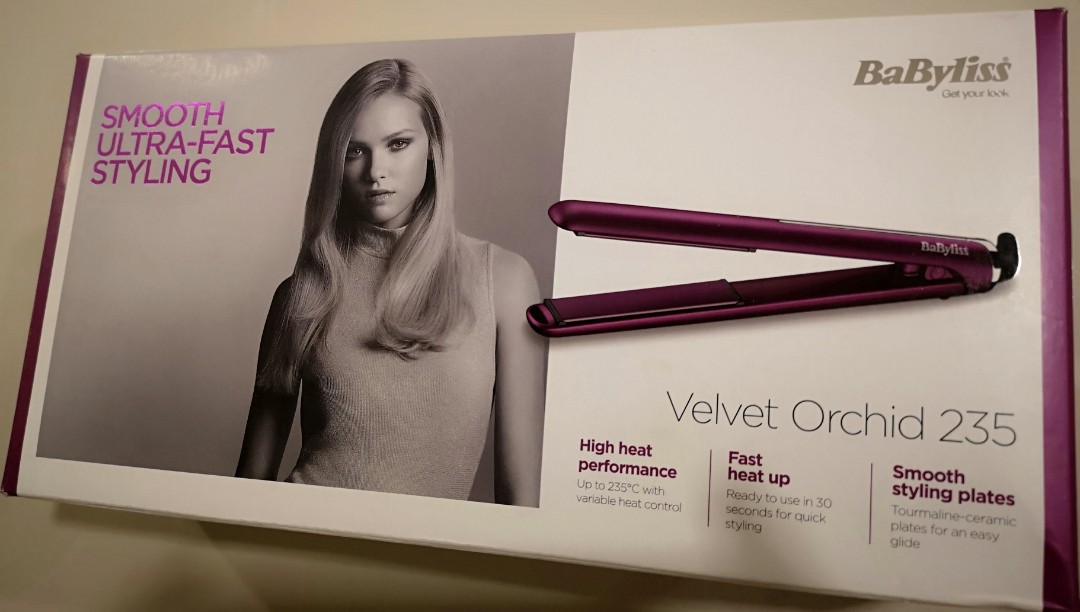 Babyliss 2513u velvet orchid straightener store