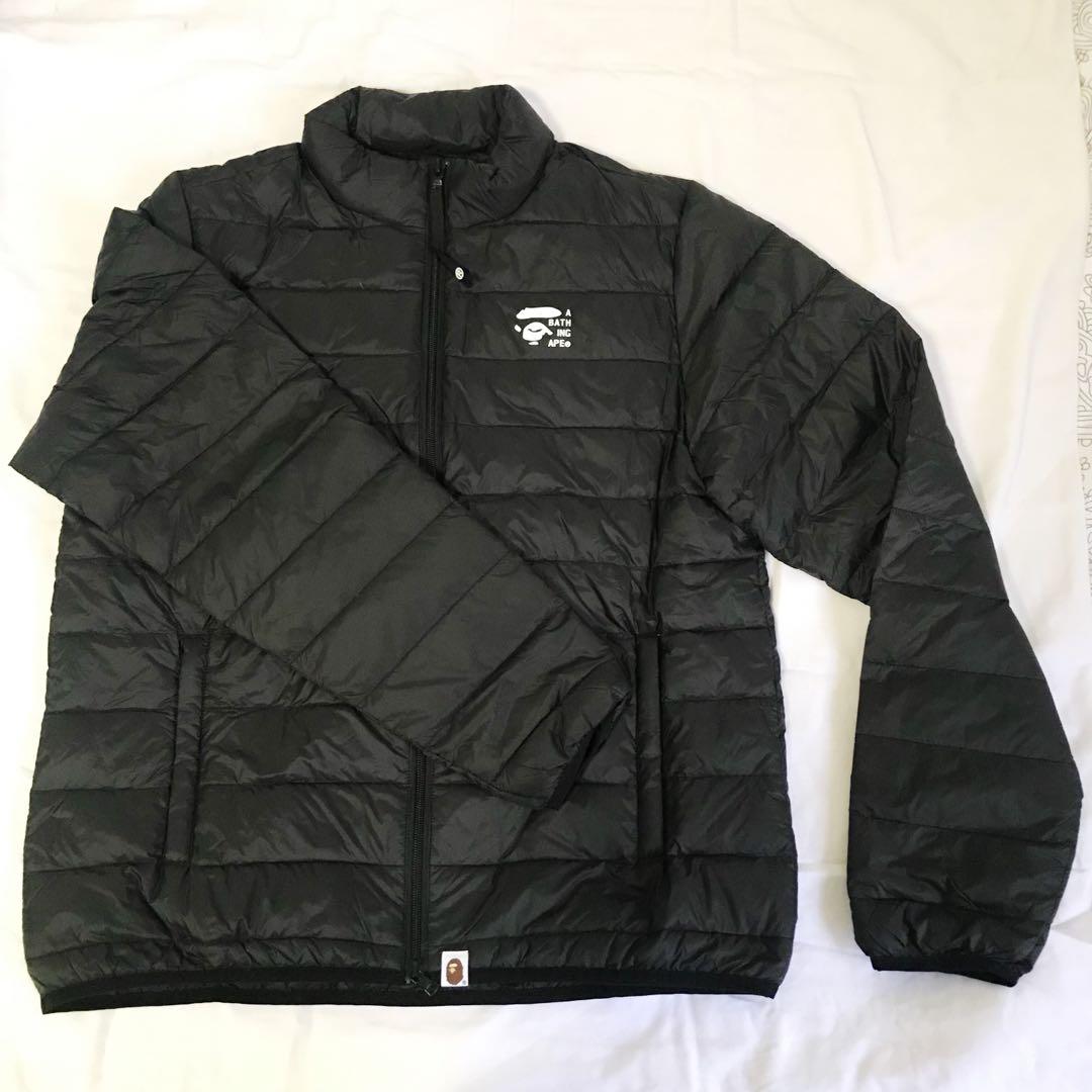 Bape happy new year light down jacket black new arrivals