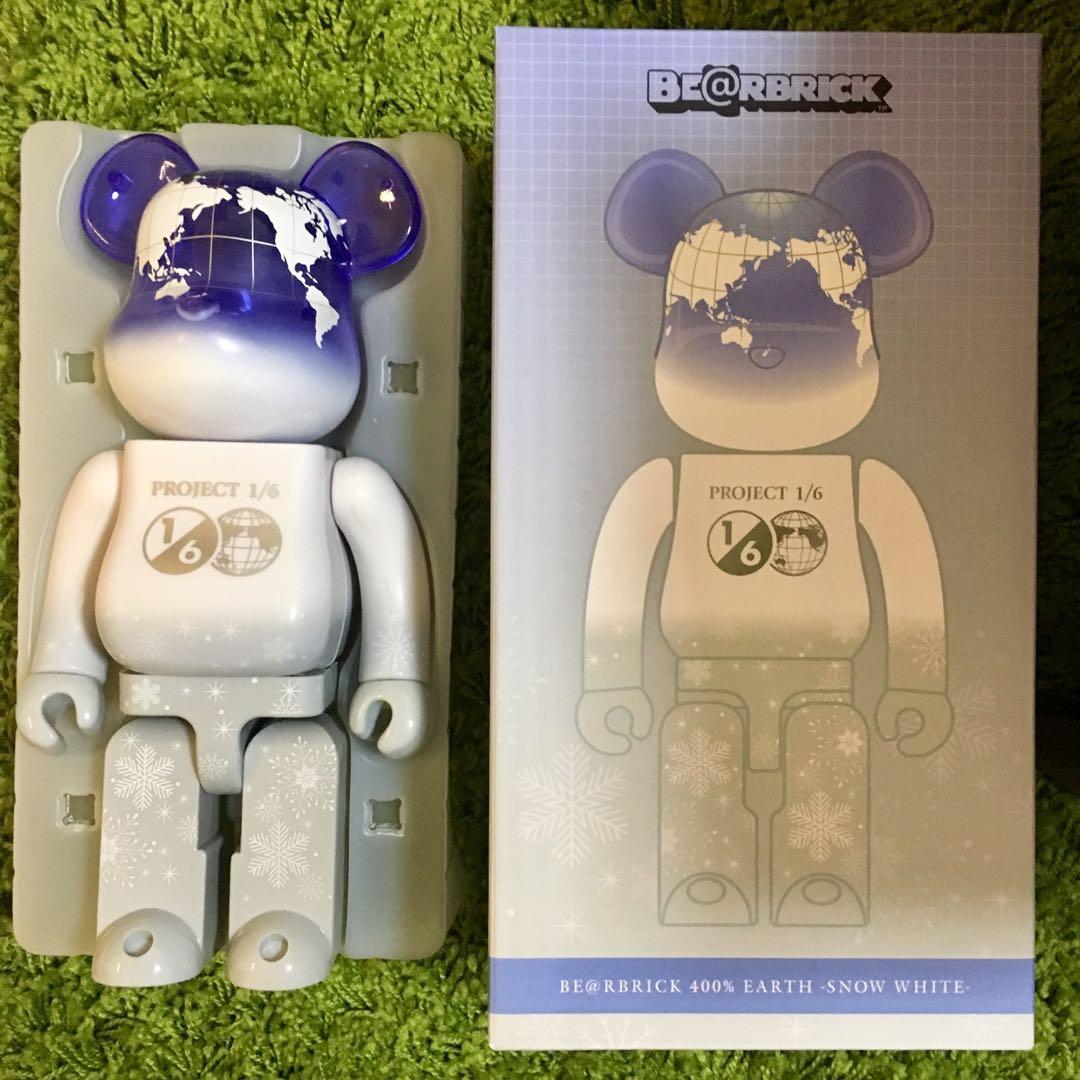 Bearbrick Be@rbrick 400% Project 1/6 Earth Snow White & Volcano