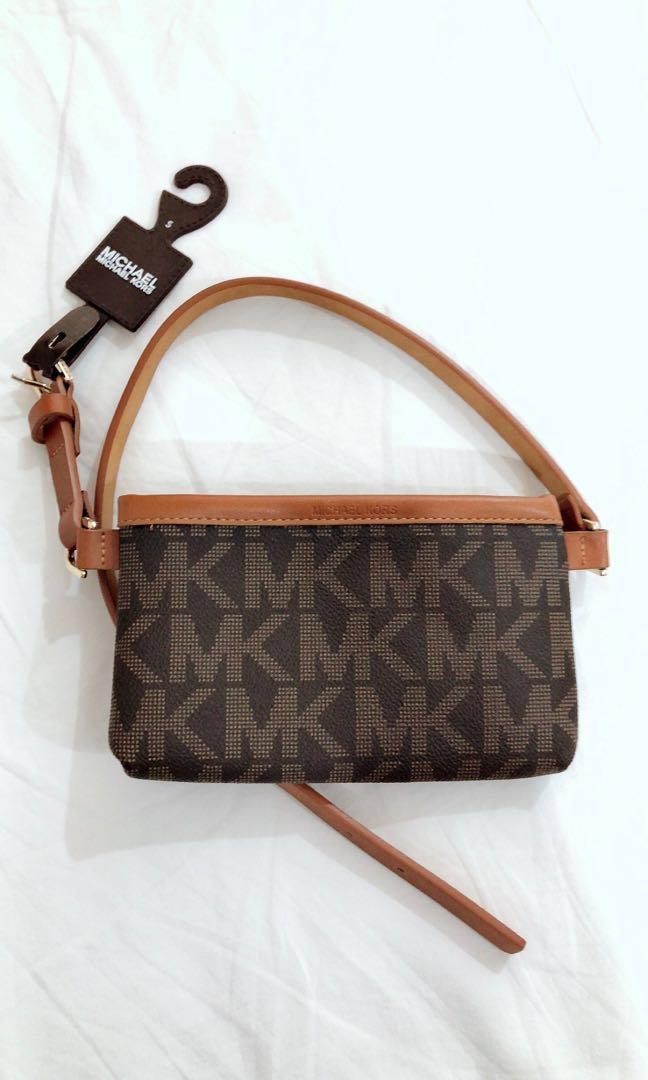 mk logo belt bag