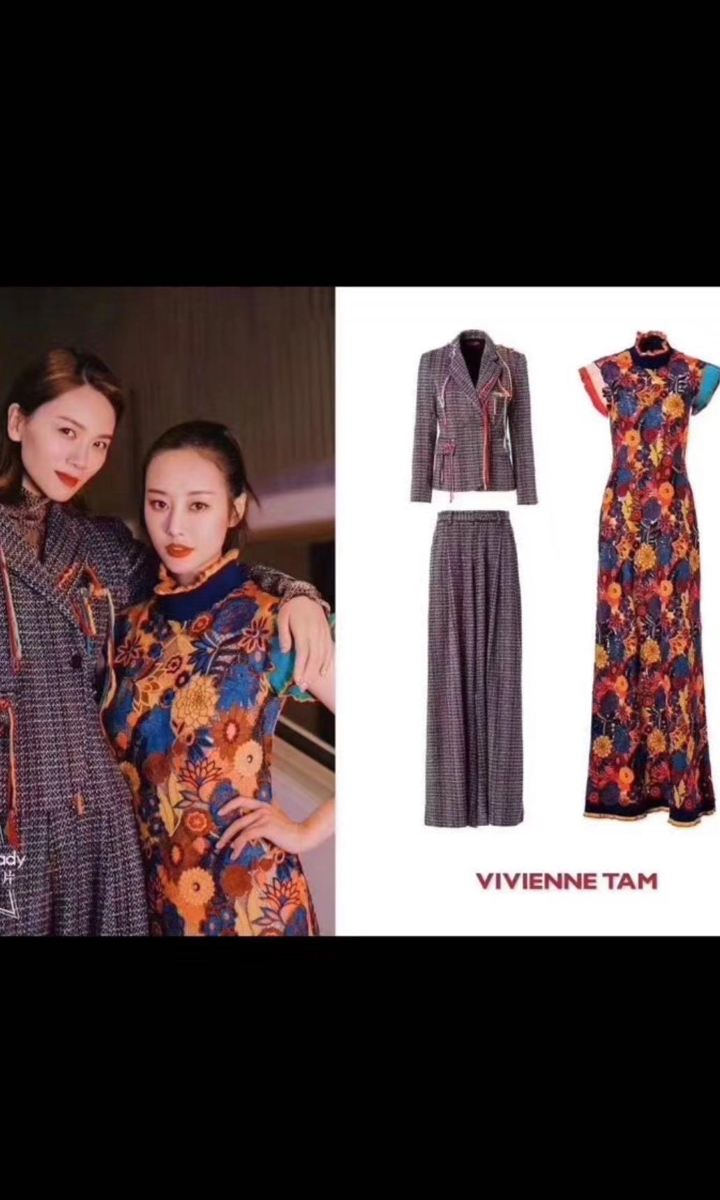 レディース Vivienne Tam EMBROIDERED CHEONGSAM TOP