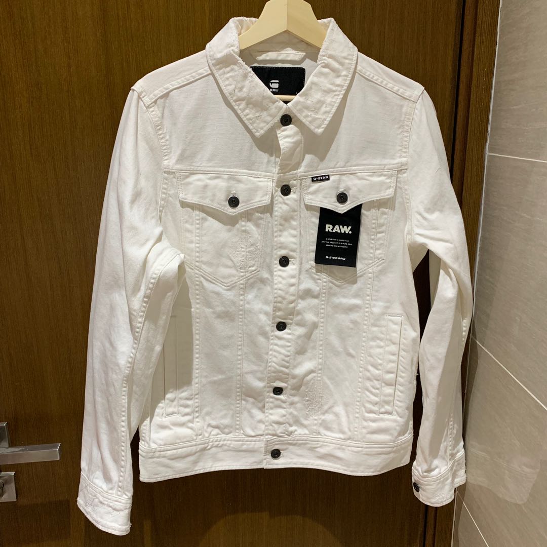 G star deals white jacket
