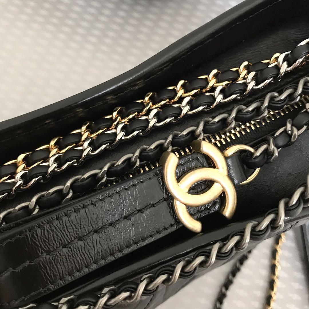 AUTHENTIC CHANEL Gabrielle New Medium with Signature Strap Bag✓Receipt ,  Luxury, Bags & Wallets on Carousell