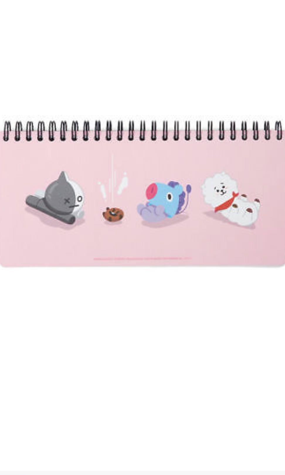 BT21 BTS Weekly Planner LINE Friends, Hobbies & Toys, Stationery ...