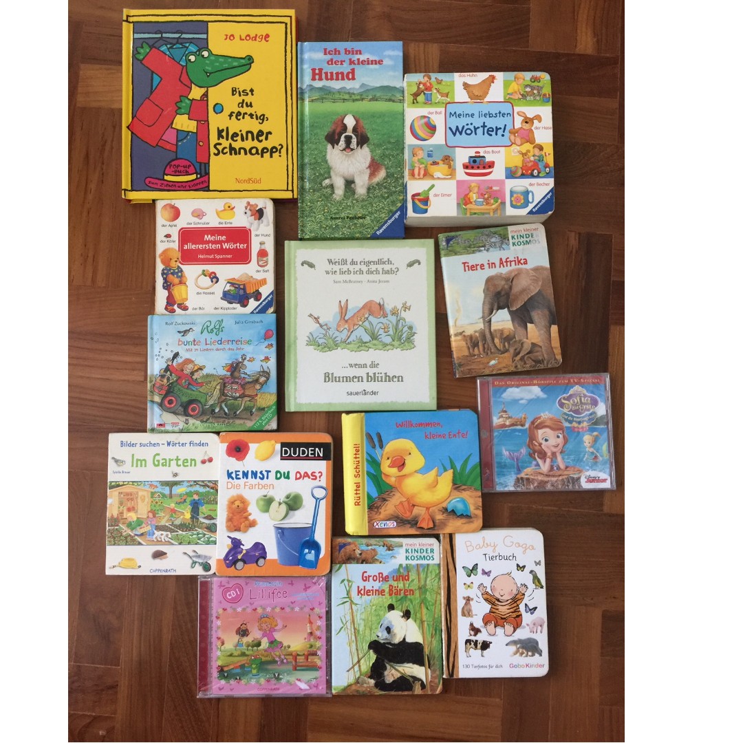 German Children Books And Cds 12 Books 2 New Cds All In Total