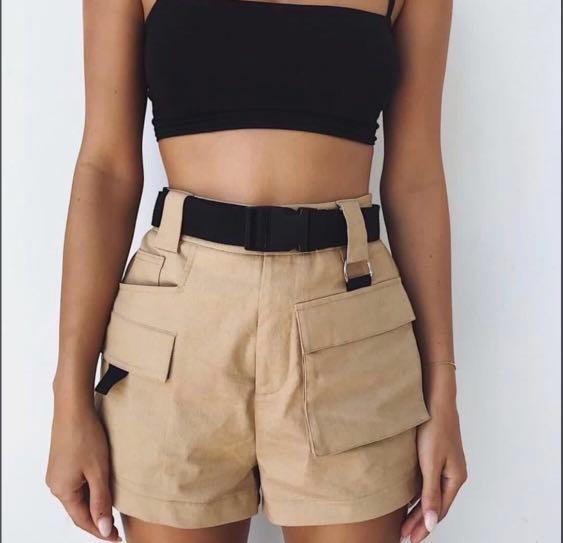 cobain khaki cargo pants