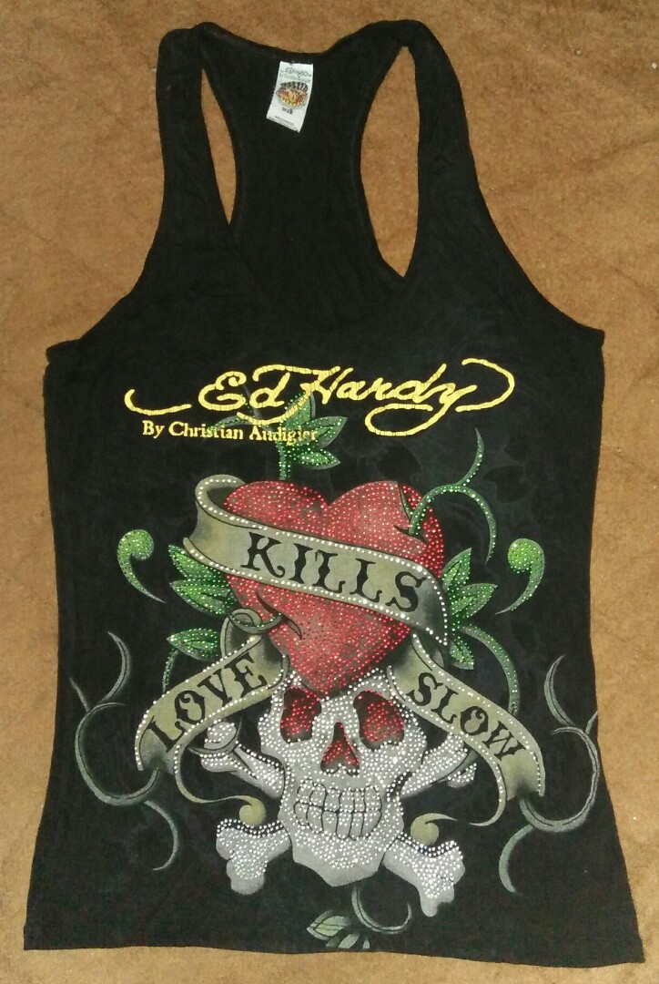 Ed hardy singlet Clearance