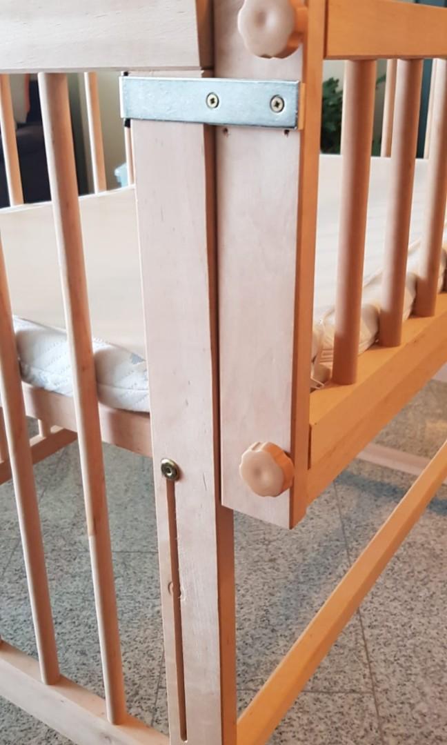 Fabimax bedside Crib Babies Kids Baby Nursery Kids Furniture Cots Cribs on Carousell