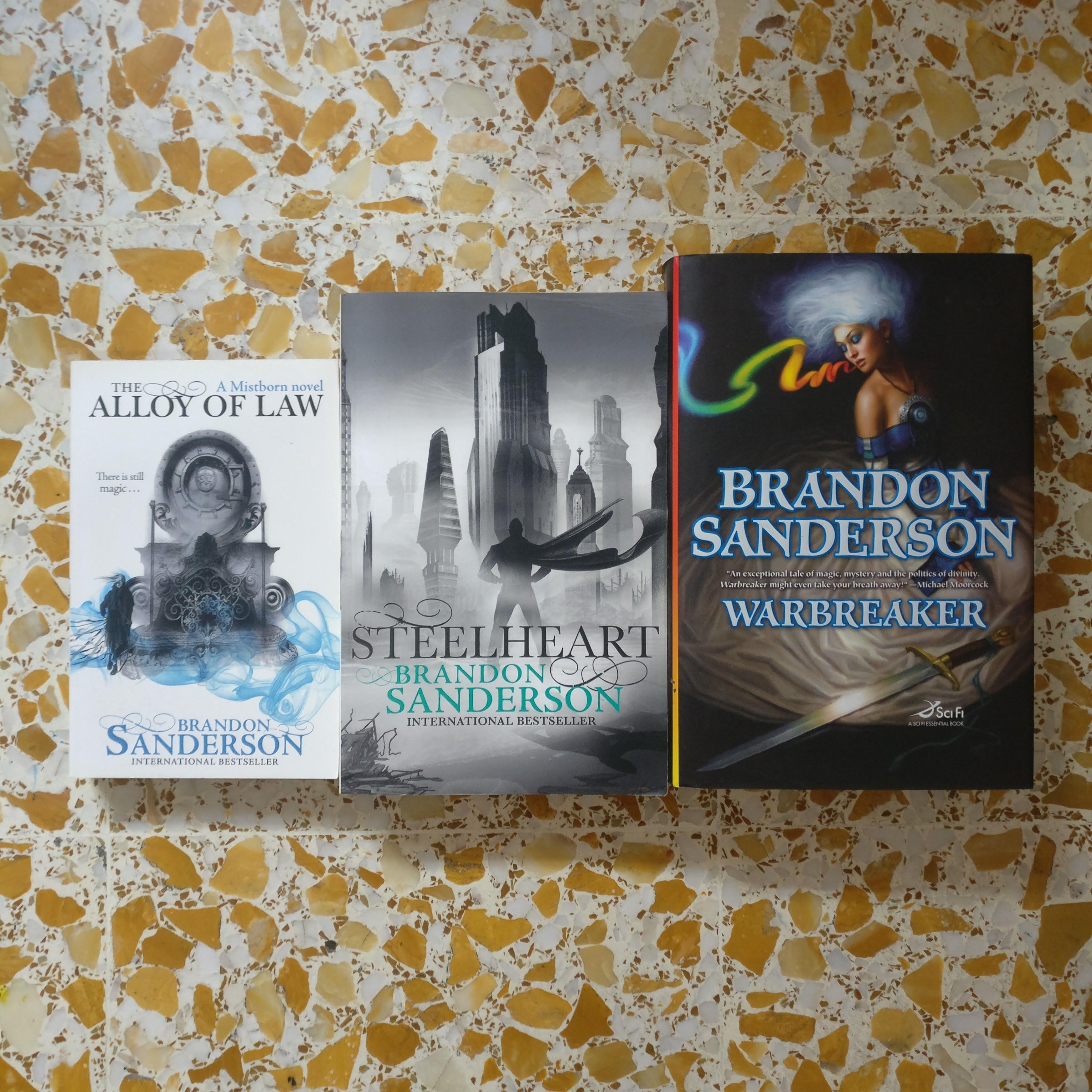 Fantasy Collection Brandon Sanderson Books Stationery Fiction On Carousell