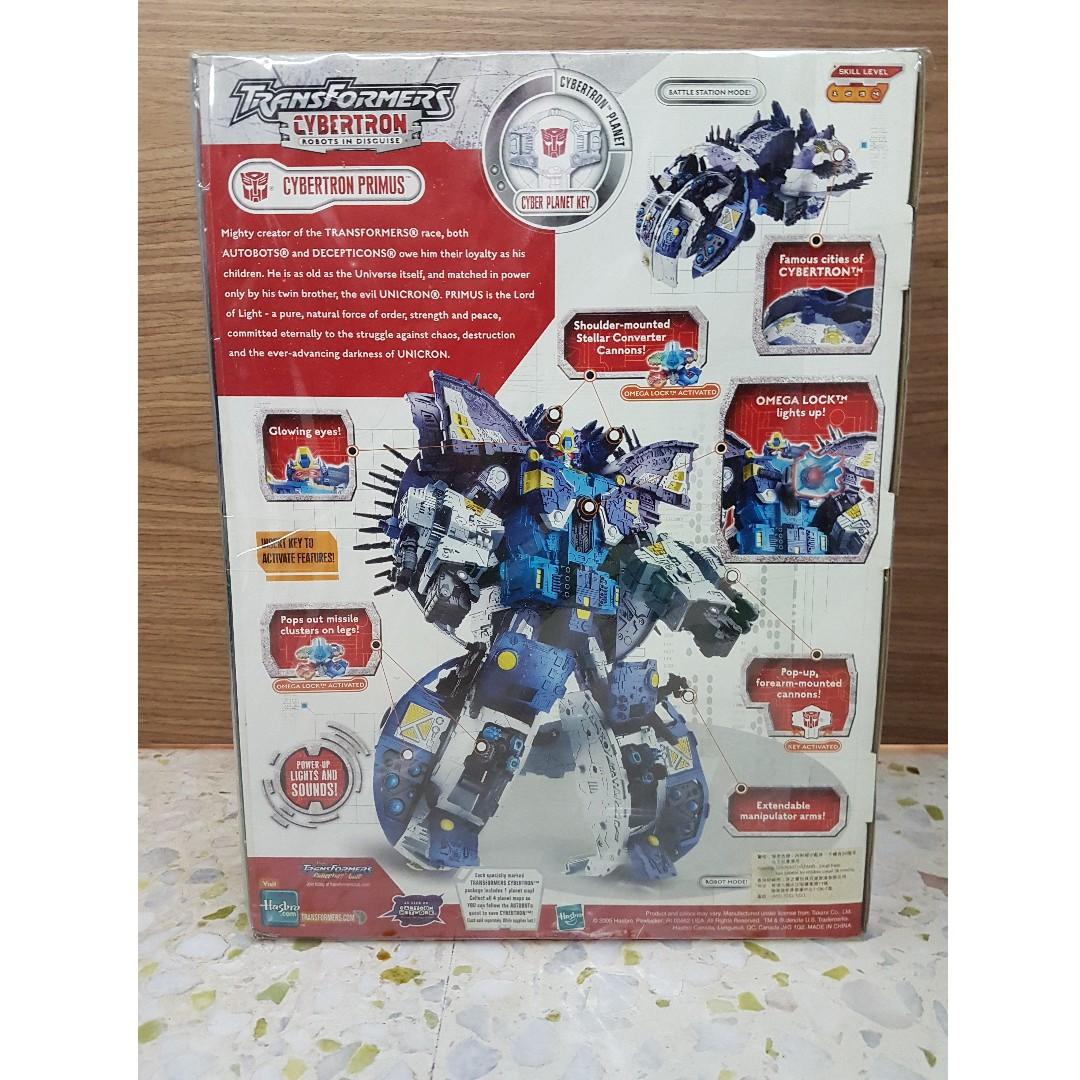 G1 Transformers Cybertron Primus with Unicron Head Masterpiece RID