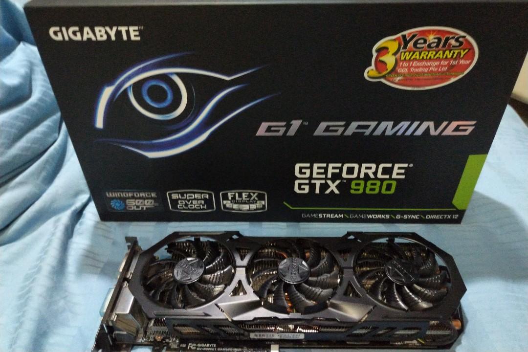 G1 gaming gtx 980 top