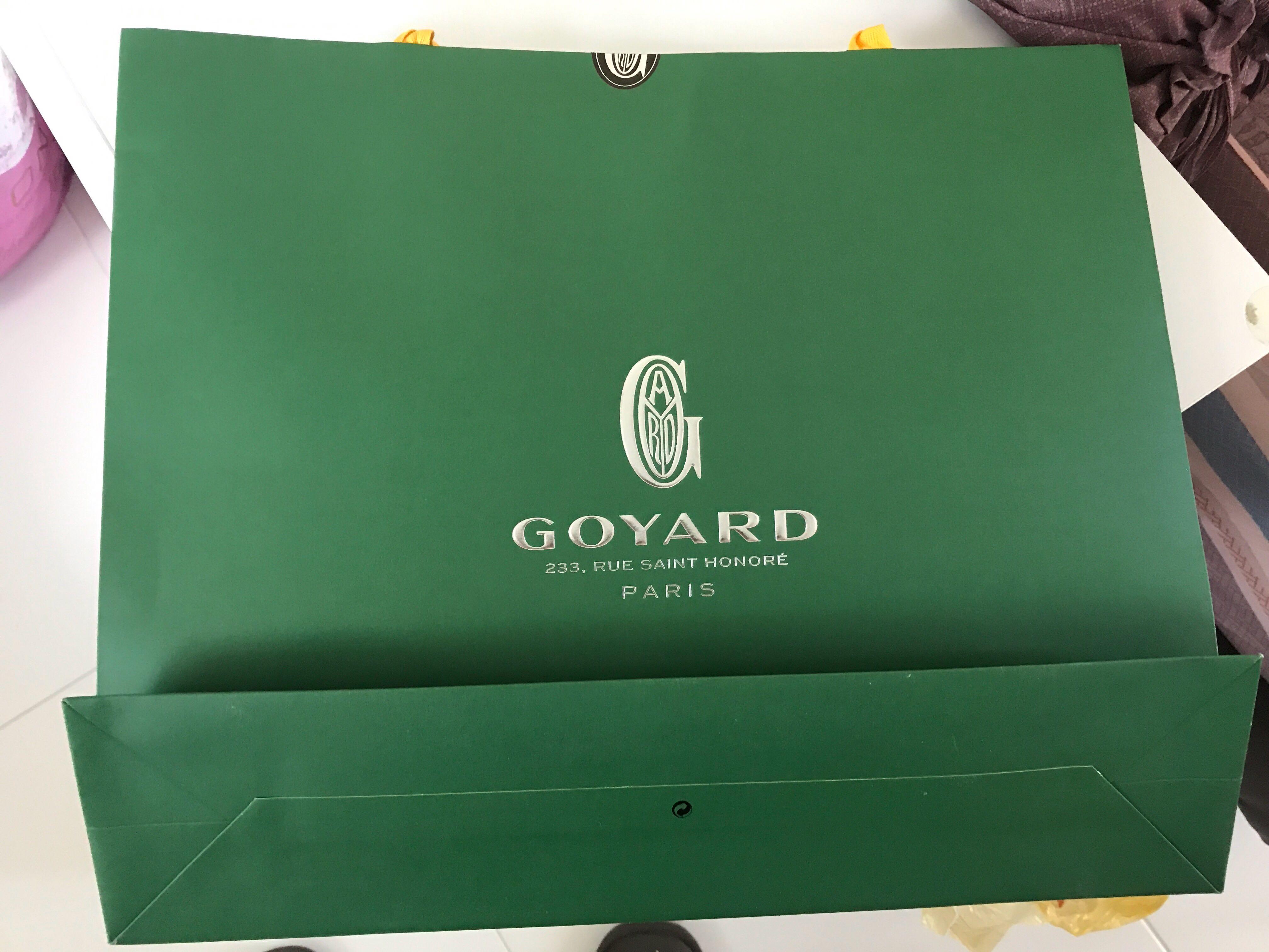 goyard paper bag