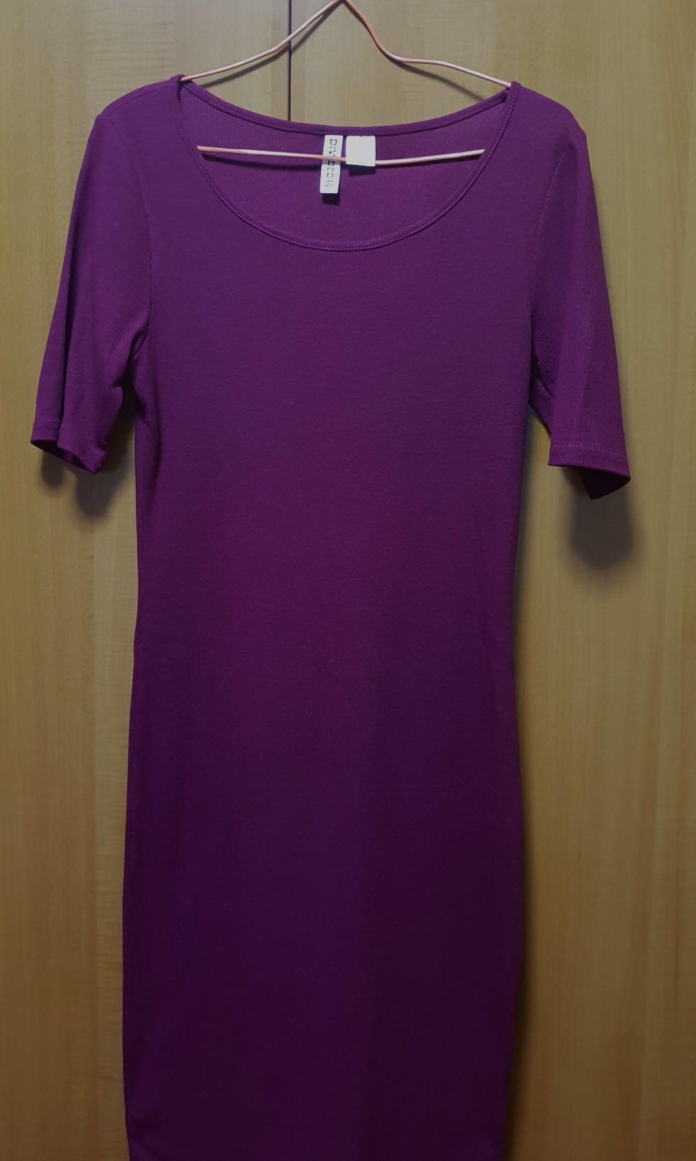 lavender bodycon midi dress