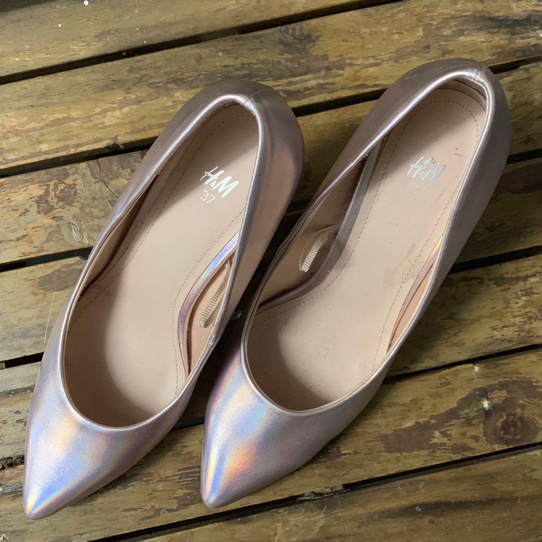 h&m pink heels
