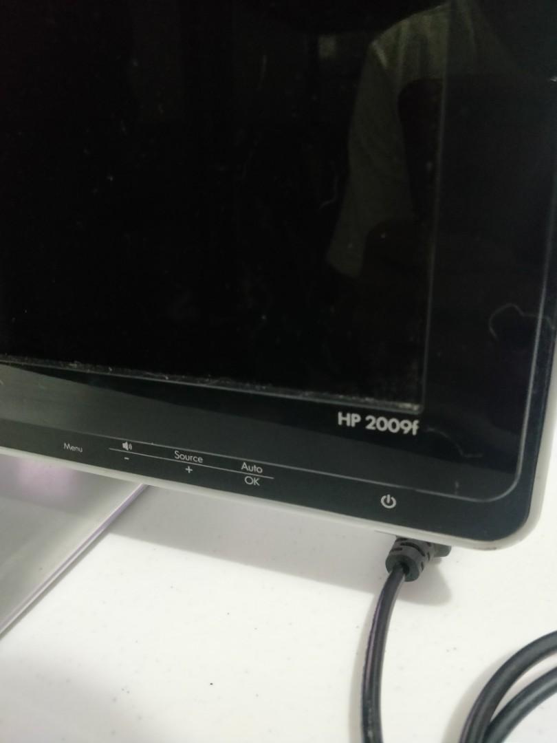 HP 2009f 1080p Monitor (Not Turning on), Computers & Tech, Parts