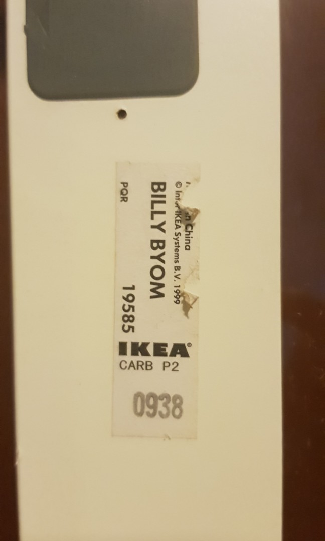 IKEA BILLY BYOM bookshelf glass doors, Furniture & Home Living