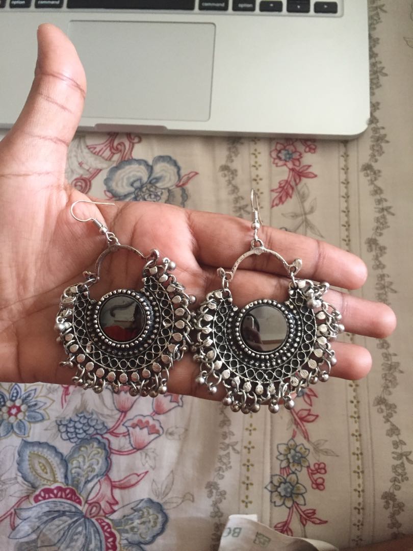 Black metal indian jewellery deals