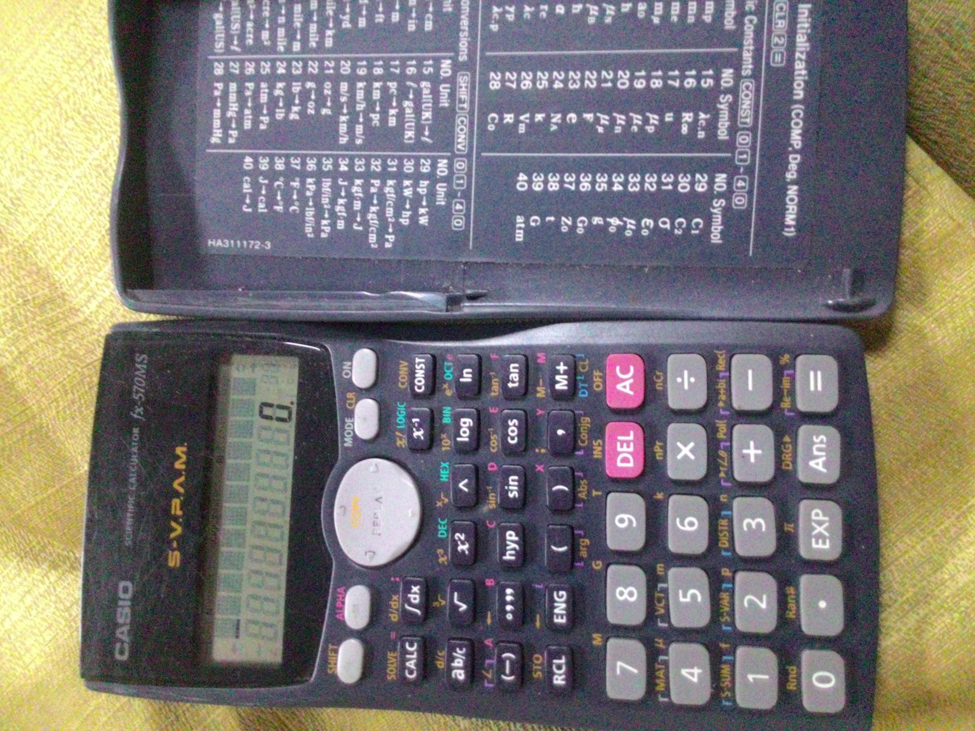 Calculator saintifik cheap 570