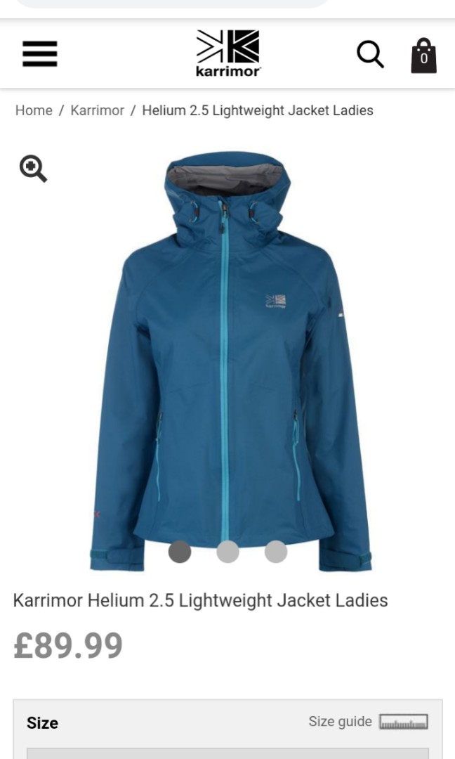 Karrimor helium 2.5 l new arrivals jacket mens
