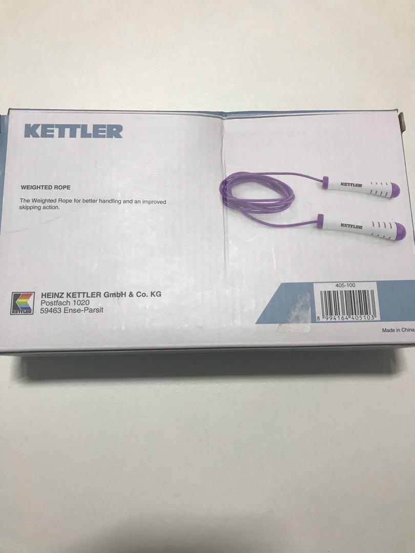 Kettler Weighted Rope Sports Weights Gym Equipment On Carousell